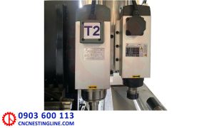 Cụm T2 T3 máy tiện gỗ CNC | Quốc Duy