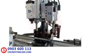 Đầu gia công máy tiện CNC 4 đầu 1200mm | Quốc Duy