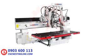 Máy CNC 2 đầu thay dao có trục bào | Quốc Duy