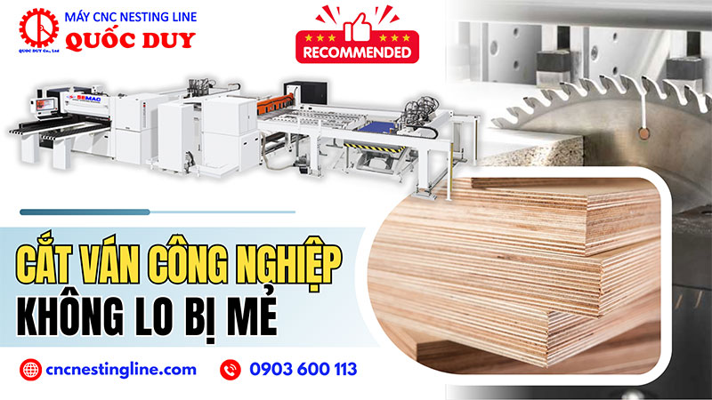 Ứng dụng máy cắt ván panel saw CNC