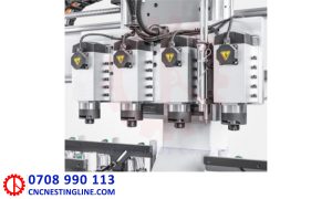 Đầu gia công máy đánh mộng âm CNC 4 đầu 2m2