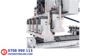 Đầu gia công máy phay mộng âm CNC 8 đầu 2m2