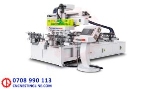 Máy CNC mộng âm 4 đầu 2m2 | CNC Nesting Line