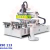 Máy làm mộng âm CNC 8 đầu 2200mm | CNC Nesting Line