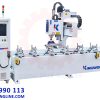 Máy mộng âm CNC 2 đầu cụm khoan ngang