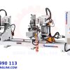 Máy phay mộng dương 2 đầu kết hợp đầu router