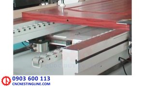 Băng tải rulo máy khoan khóa ổ khóa bản lề CNC