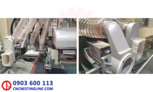 Cụm gia công máy CNC khoan rãnh khóa