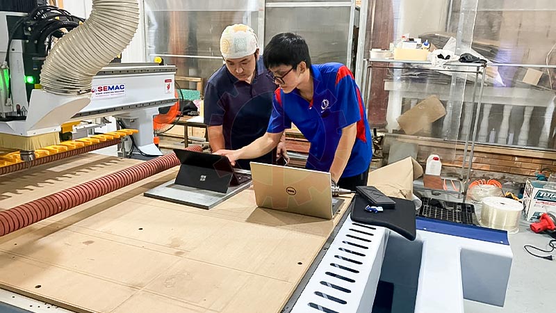 Toàn tập về máy CNC gỗ cho người mới bắt đầu 11 Kỹ thuật chuyển giao công nghệ CNC gỗ | CNC Nesting Line