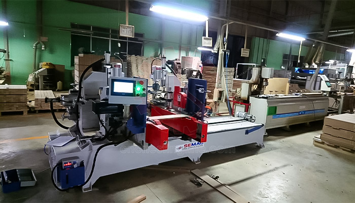 MÁY CẮT KHOAN 2 ĐẦU TỰ ĐỘNG - SMBY 812 2 Máy cắt khoan 2 đầu đa chiều tại Tiền Giang