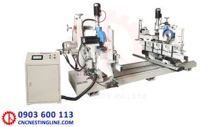 Máy cắt khoan phay 2 đầu 2500MM | Quốc Duy