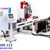 Máy CNC làm ổ khóa bản lề cửa gỗ full auto