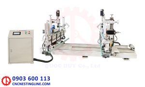 Máy khoan cắt phay 2 đầu tự động cấp phôi | Quốc Duy