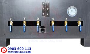 Van đóng mở hút chân không máy phay CNC 1 đầu