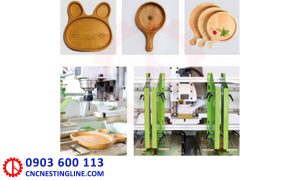 Máy chép hình tròn 2 trục tự động | cnc nesting line