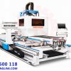 Máy phay khoan CNC làm cửa full option | cnc nesting line