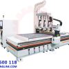 Máy CNC 3 đầu độc lập thay dao tự động