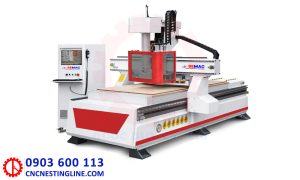 Máy CNC 1 đầu thay dao có cụm khoan
