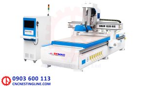 Máy CNC 1 đầu thay dao + cụm lưỡi cưa | cnc nesting line