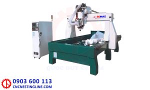 Máy CNC điêu khắc 3D 4 trục | cnc nesting line