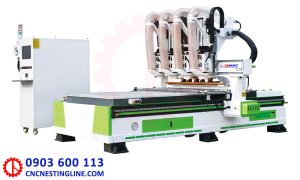 Máy CNC router 4 đầu độc lập thay dao