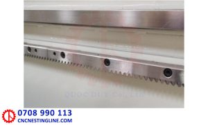 Ray trượt - thanh răng máy làm mộng âm dương 16 đầu