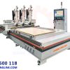 Máy CNC 3 đầu thay dao 2 bàn độc lập | cnc nesting line