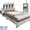 Máy cnc 4 đầu 2 bàn 1m5x2m5 thay dao | cnc nesting line