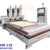 MÁY CNC 3 ĐẦU 2 BÀN ĐỘC LẬP ATC TẢI NẶNG - PRO 1325T R3 ATC 2 Máy cnc 3 đầu 2 bàn độc lập atc tải nặng