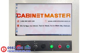 Màn hình điều khiển máy CNC khoan ván 6 mặt