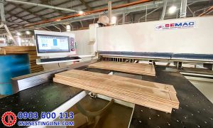 Máy cưa panel saw CNC cắt ván tại Bình Phước