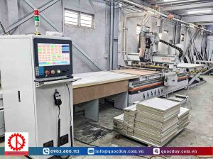 Máy CNC 1 đầu 12 dao giá bao nhiêu? | Quốc Duy