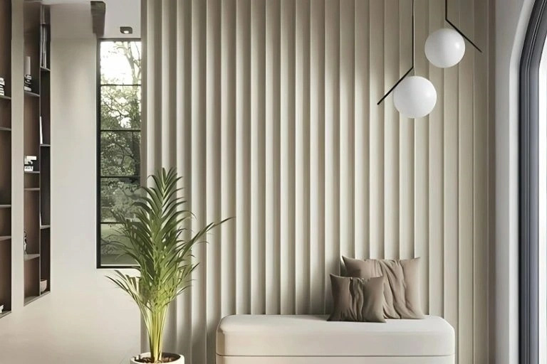 Tấm ốp tường lam sóng âm (sóng bán nguyệt) | Quốc Duy