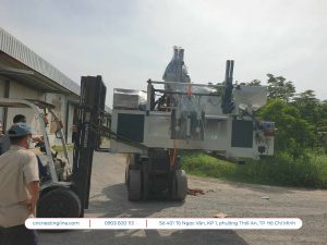 Giao máy tiện gỗ CNC 4 đầu về Đồng Nai