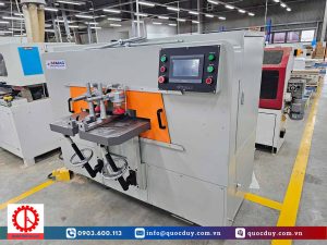 MÁY PHAY MỘNG DƯƠNG 2 BÀN 1 ĐẦU - SMHF 140 4 Giá máy đánh mộng oval dương 2 bàn mới nhất