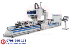 MÁY CNC 4 TRỤC 16 DAO 8 BÀN KẸP LẬT VÀ KẸP CHỐNG TÂM - KW T4X4 2TL